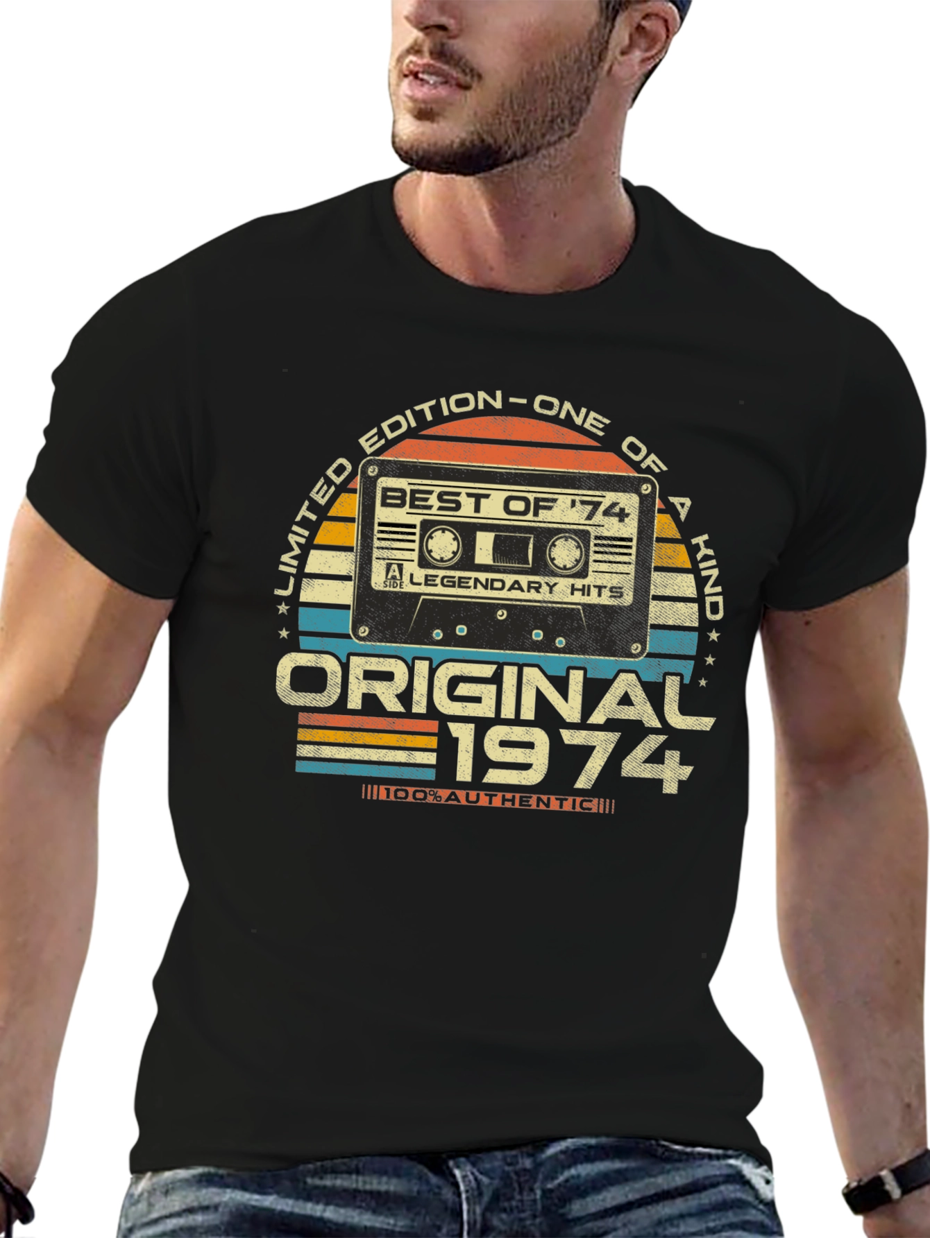 Original 1974 Best Of Cassette Tape T-Shirt