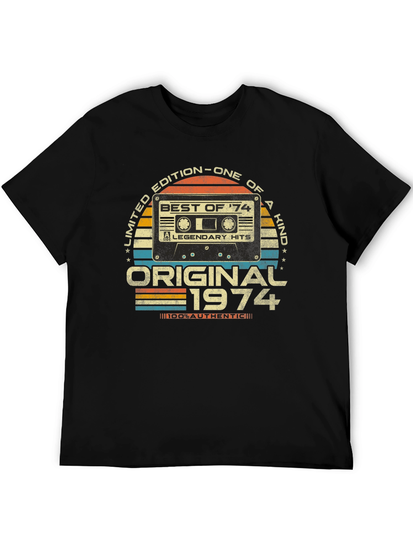 Original 1974 Best Of Cassette Tape T-Shirt