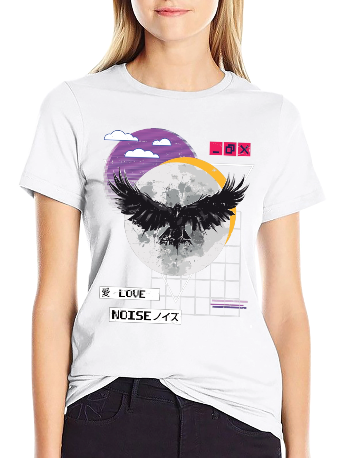 Raven Moon Graphic T-Shirt