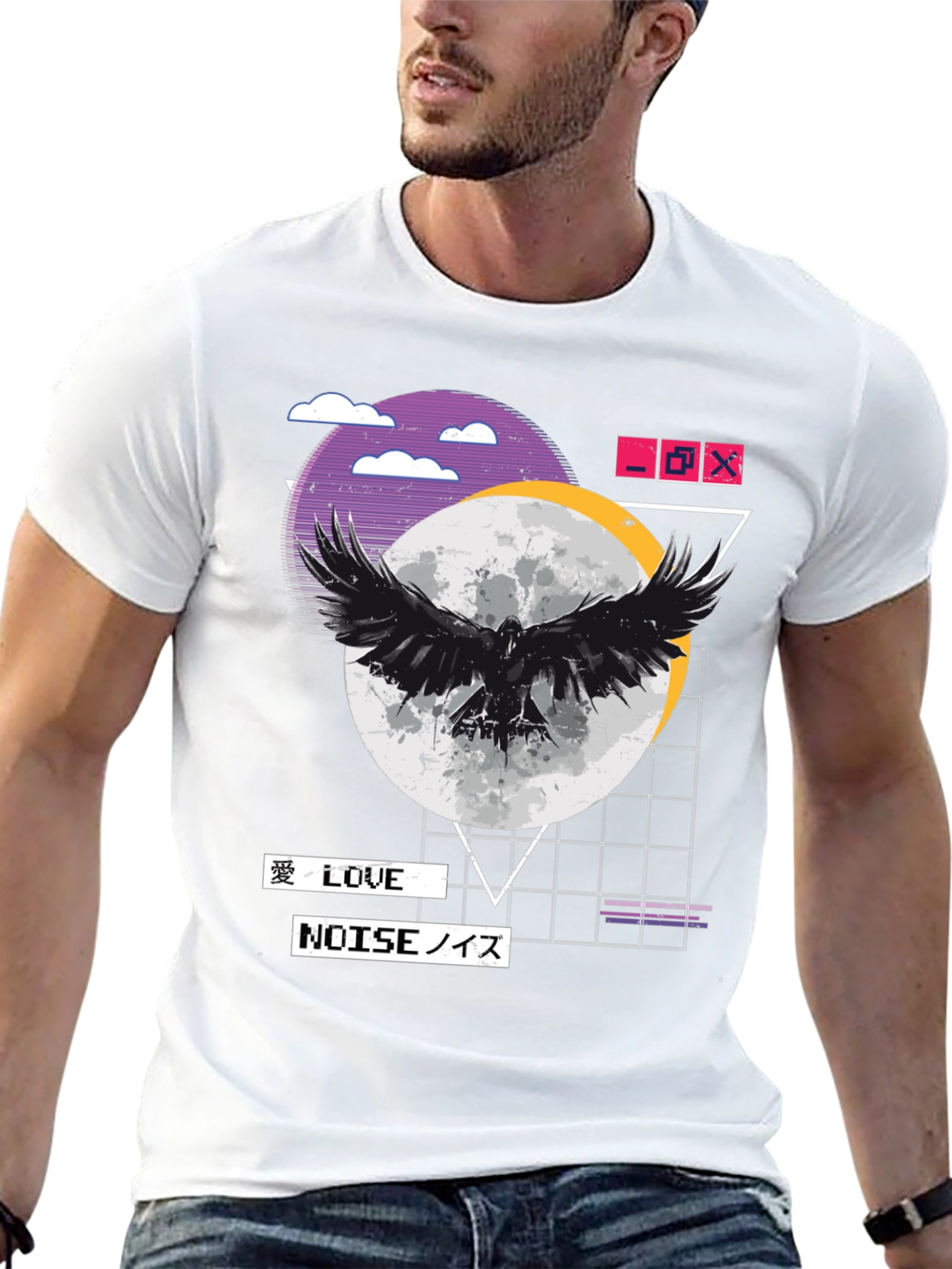Raven Moon Graphic T-Shirt