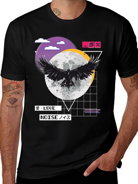 Raven Moon Graphic T-Shirt
