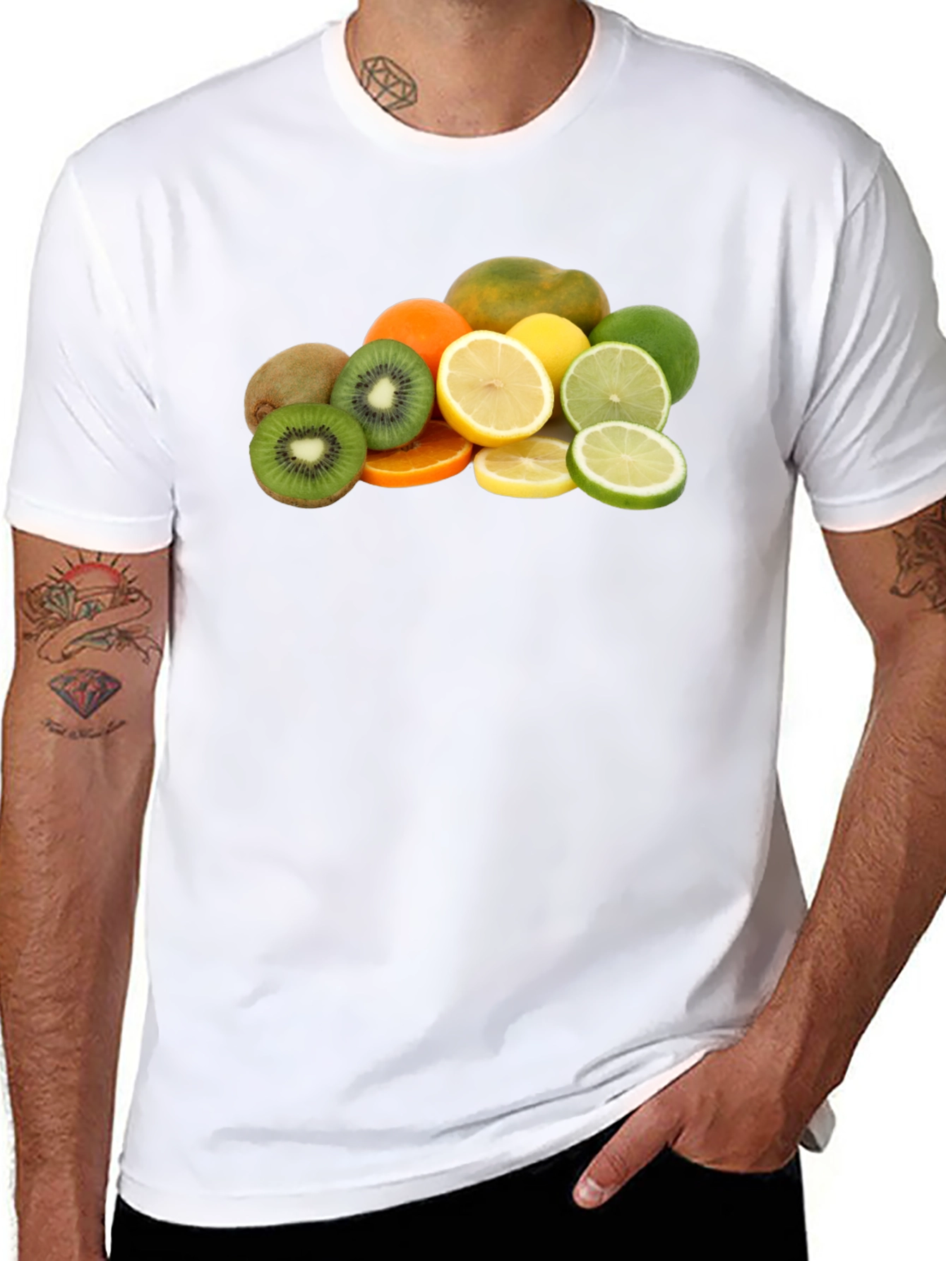 Fruity Graphic Tee - Fresh & Fun!