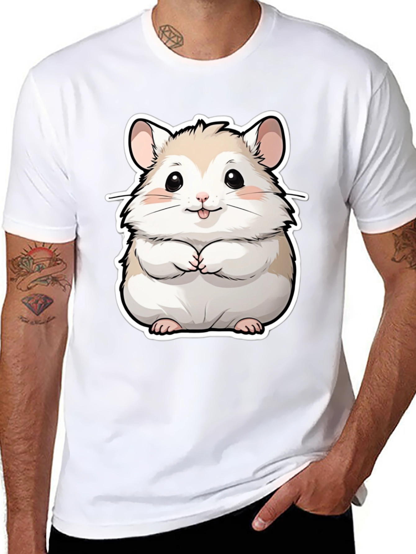 Hamster Graphic T-Shirt - Cute Pet Lover Tee