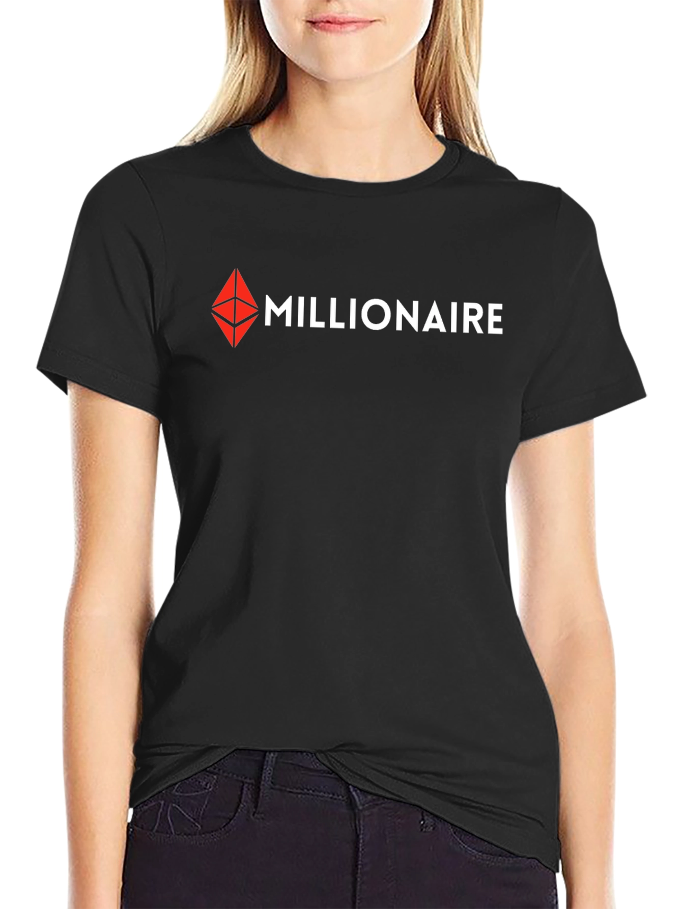 Millionaire Crypto T-Shirt - Ethereum Logo