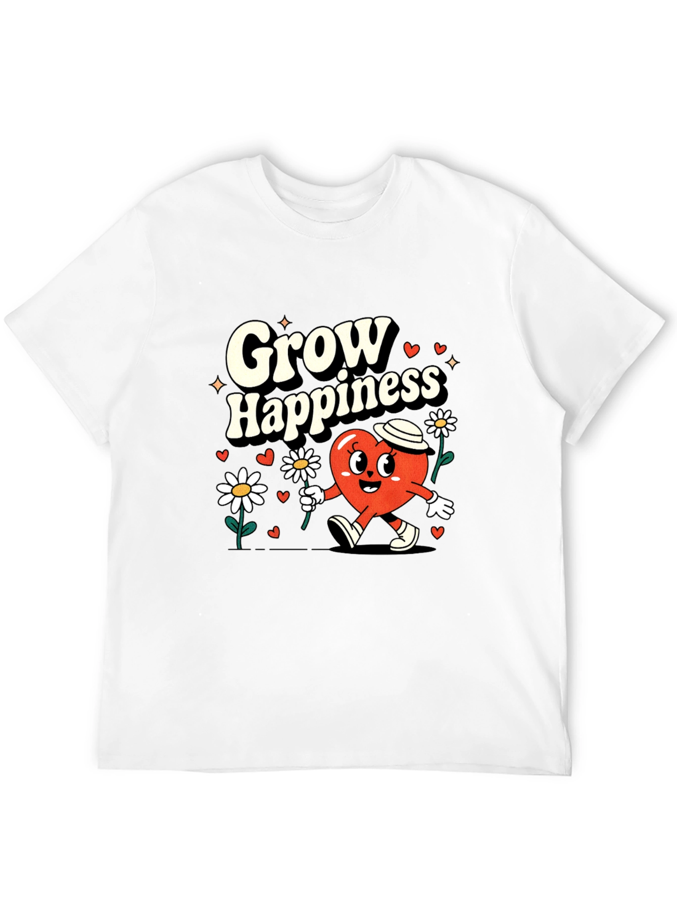 Grow Happiness Graphic Tee
