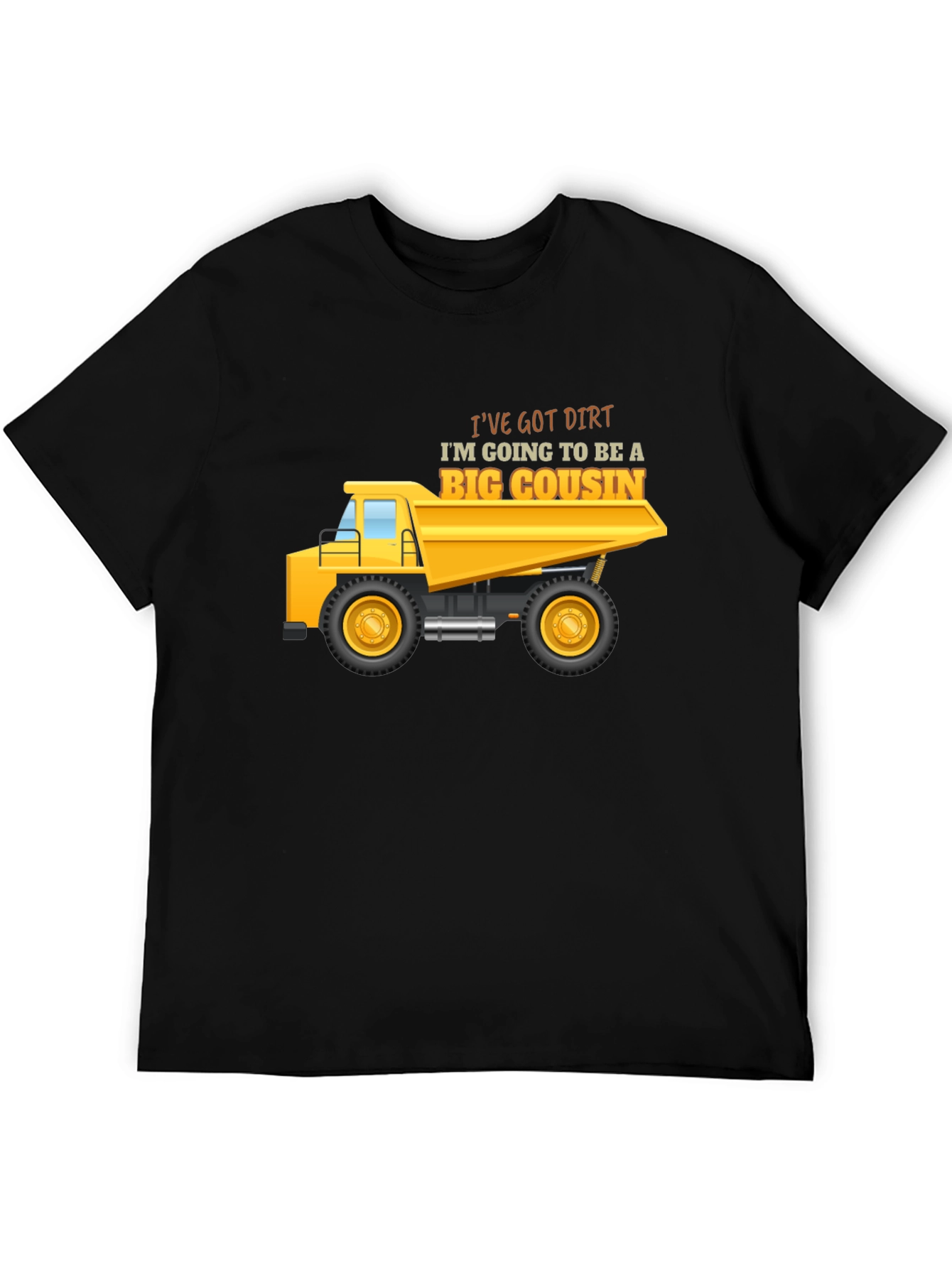 Big Cousin Construction Truck T-Shirt