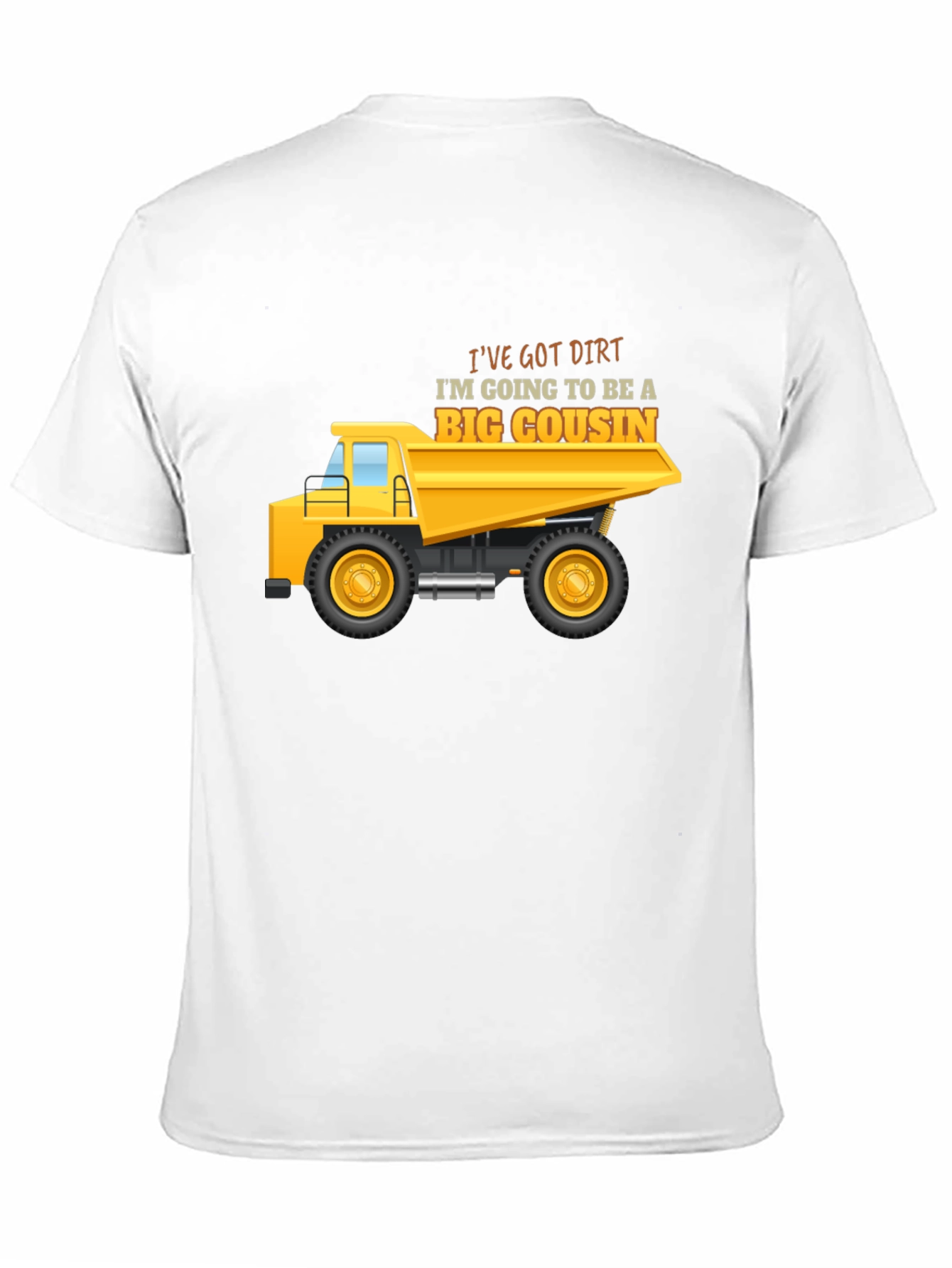 Big Cousin Construction Truck T-Shirt