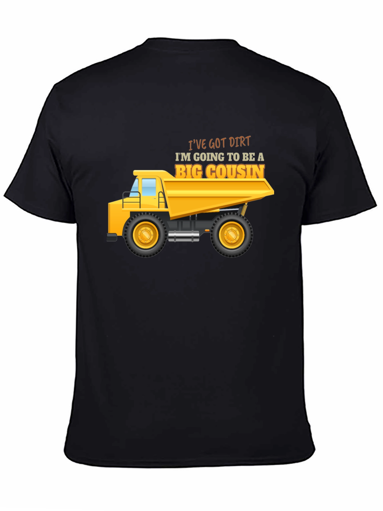 Big Cousin Construction Truck T-Shirt