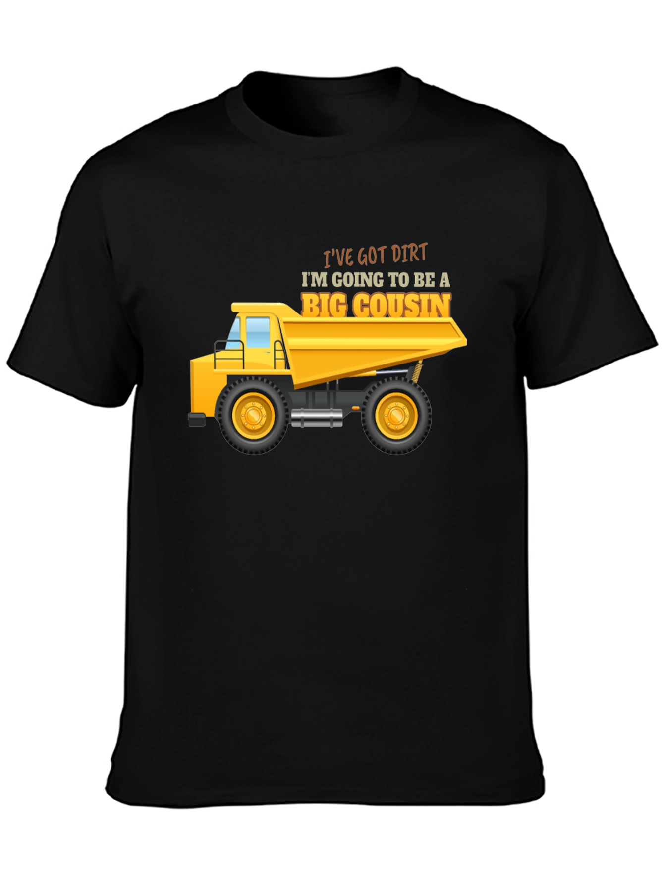 Big Cousin Construction Truck T-Shirt
