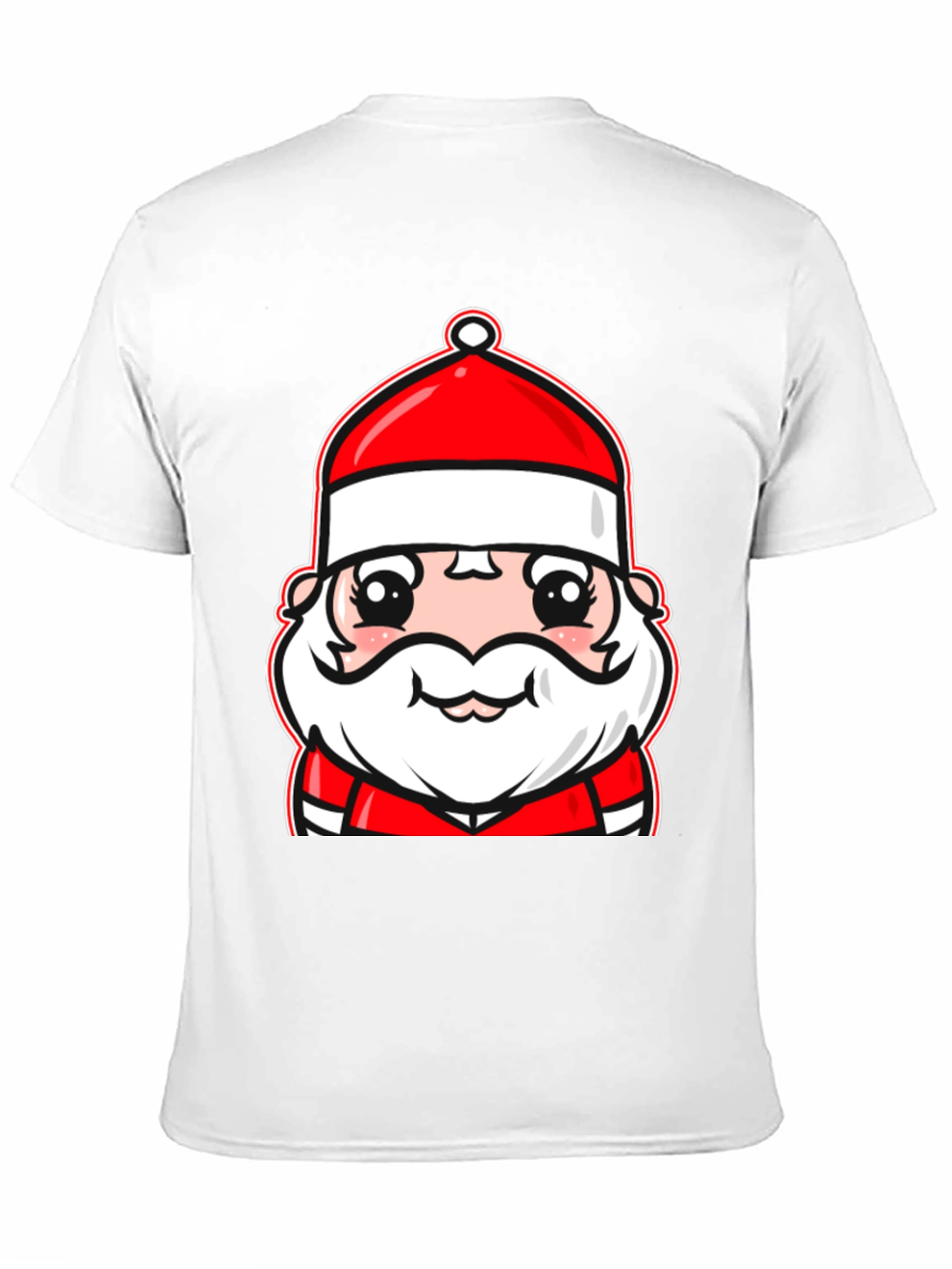 Festive Santa Claus Graphic T-Shirt