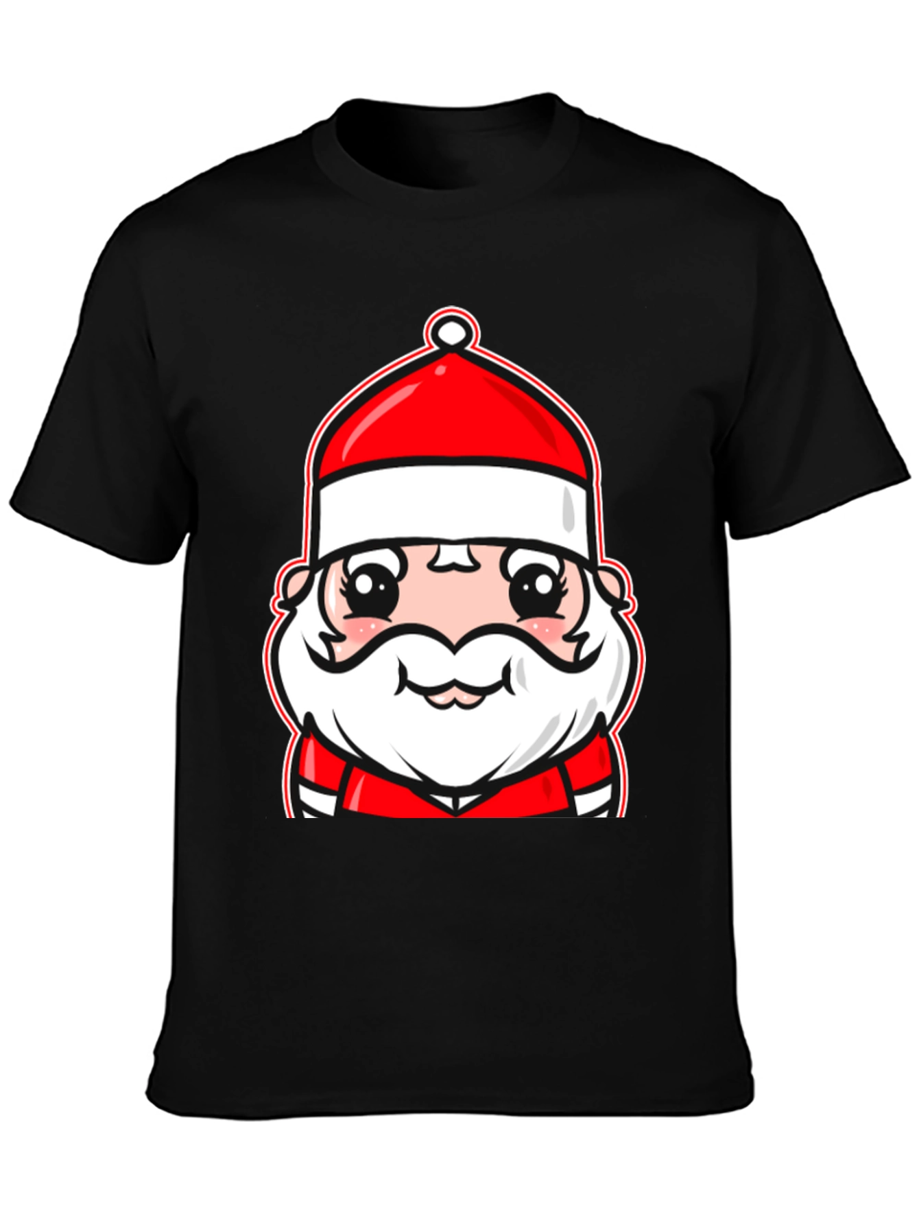 Festive Santa Claus Graphic T-Shirt