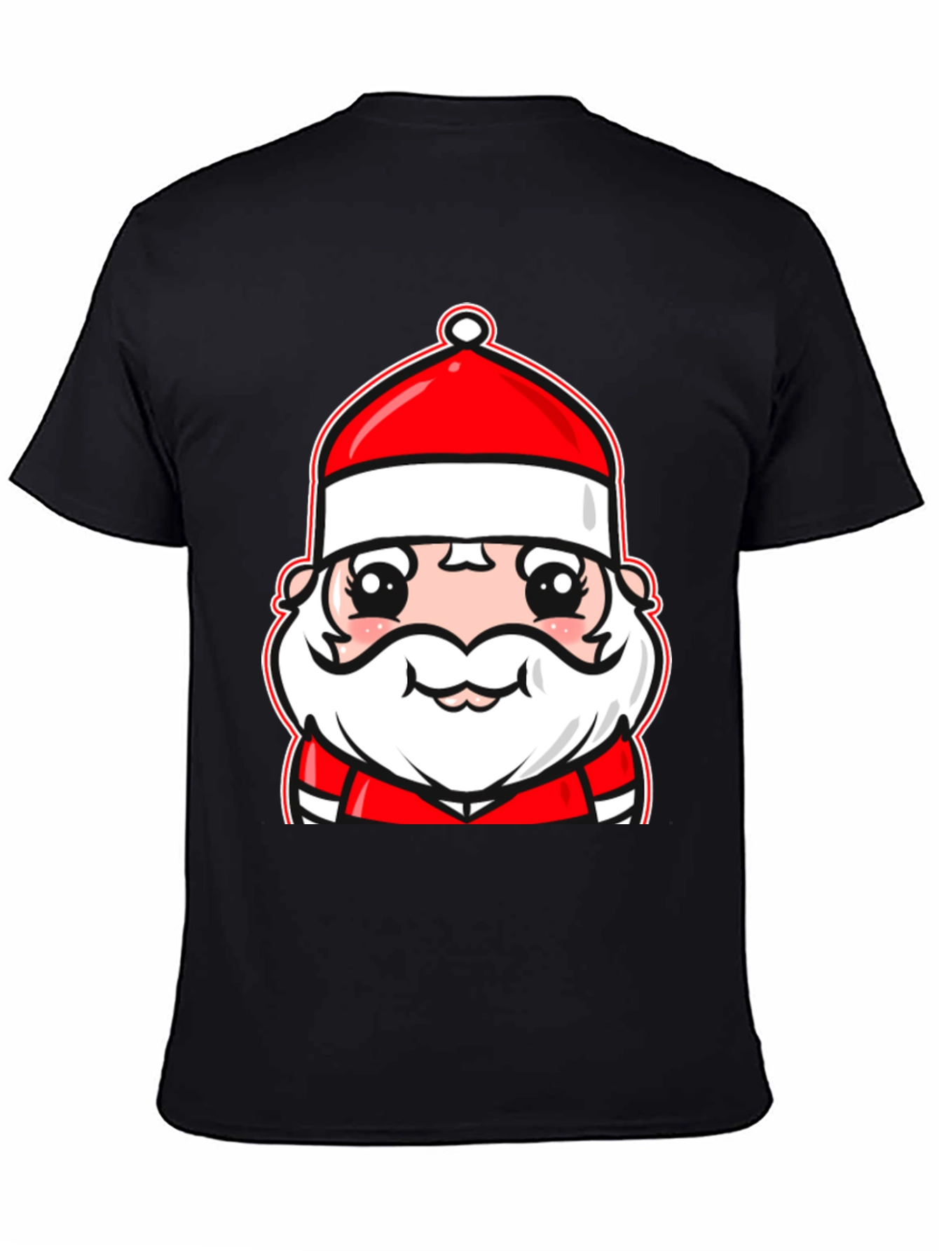 Festive Santa Claus Graphic T-Shirt