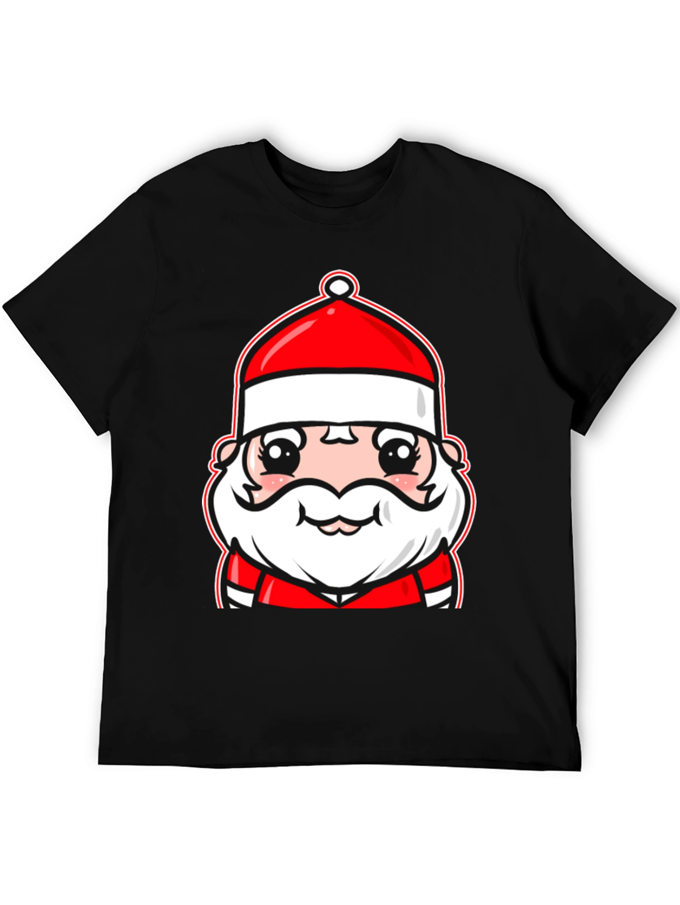 Festive Santa Claus Graphic T-Shirt