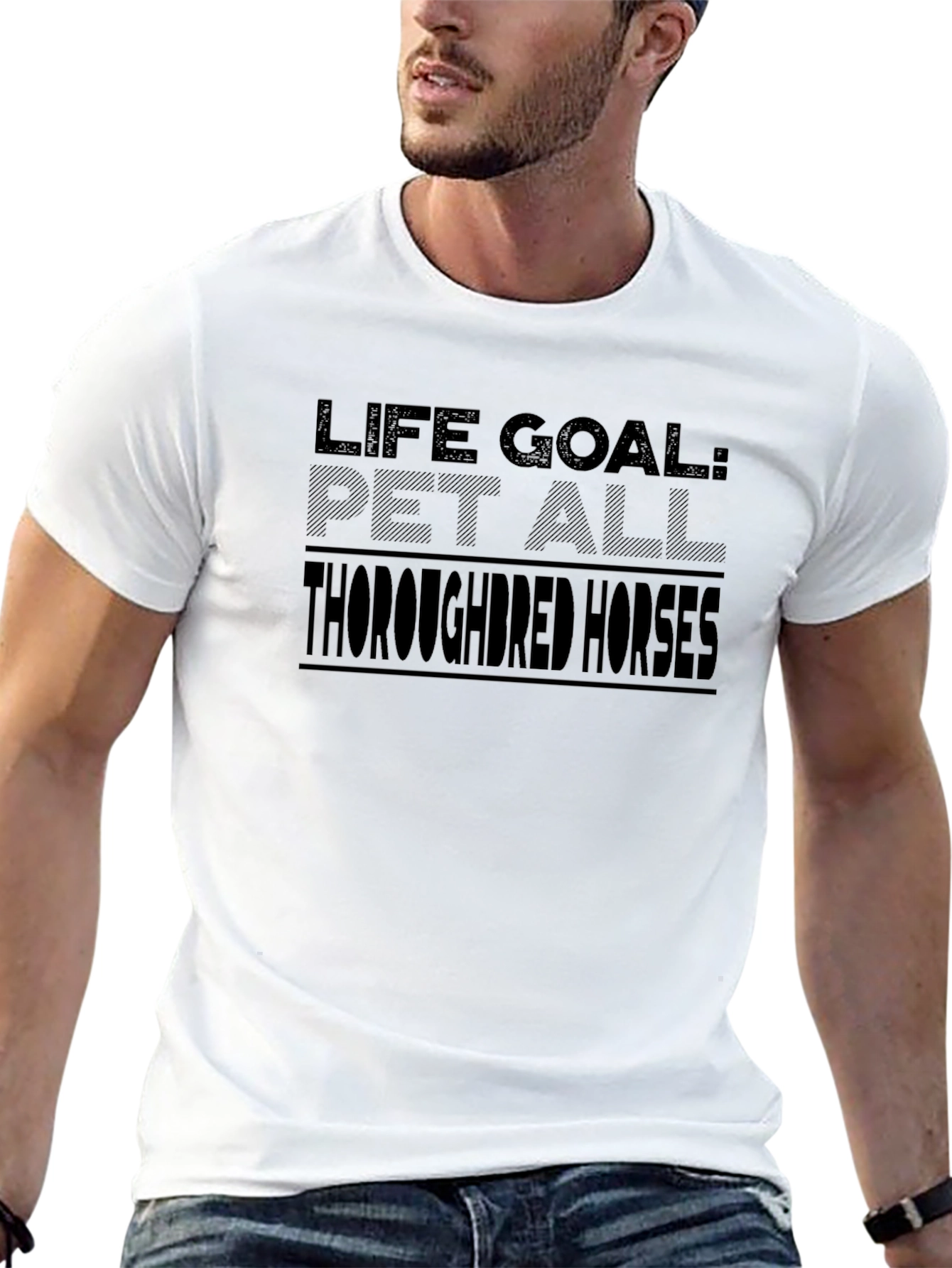 Pet All Thoroughbred Horses T-Shirt