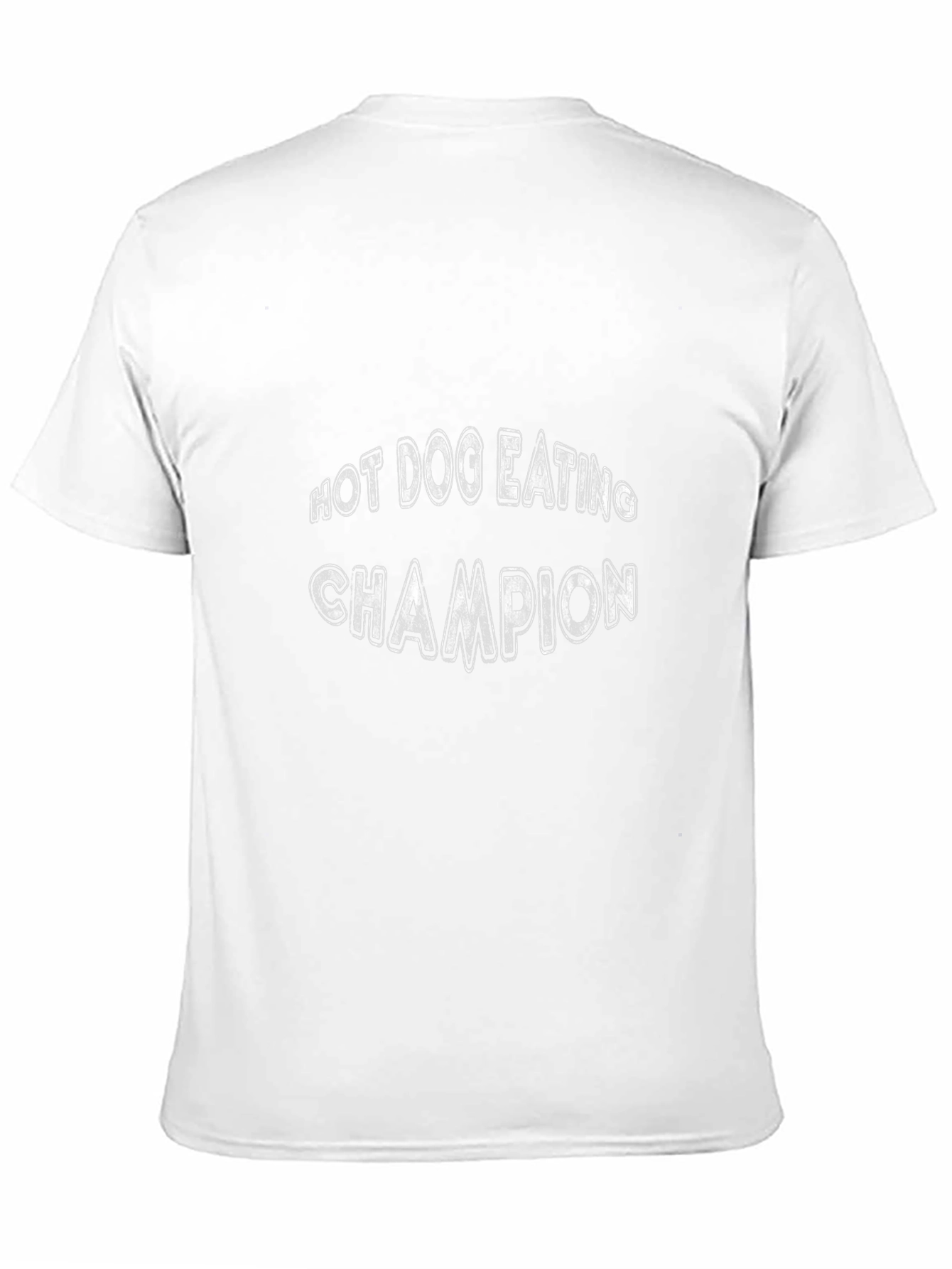 Hot Dog Eating Champion Black T-Shirt