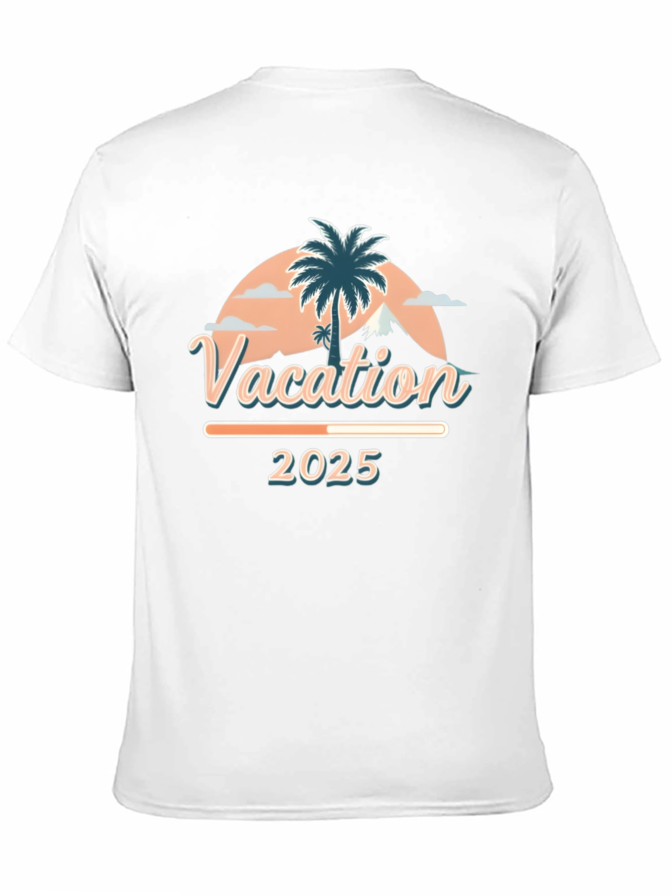 Vacation 2025 Palm Tree Graphic T-Shirt