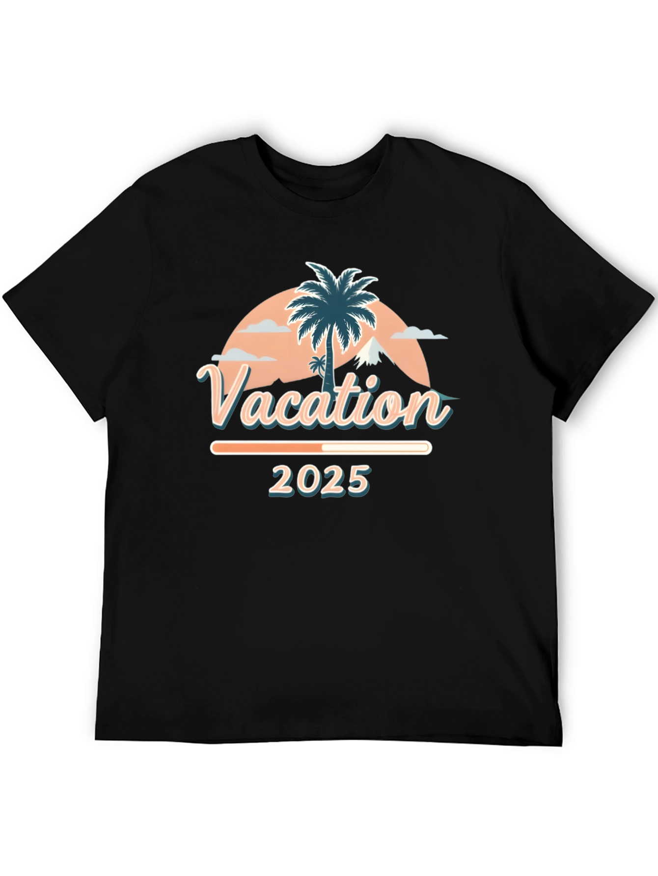 Vacation 2025 Palm Tree Graphic T-Shirt