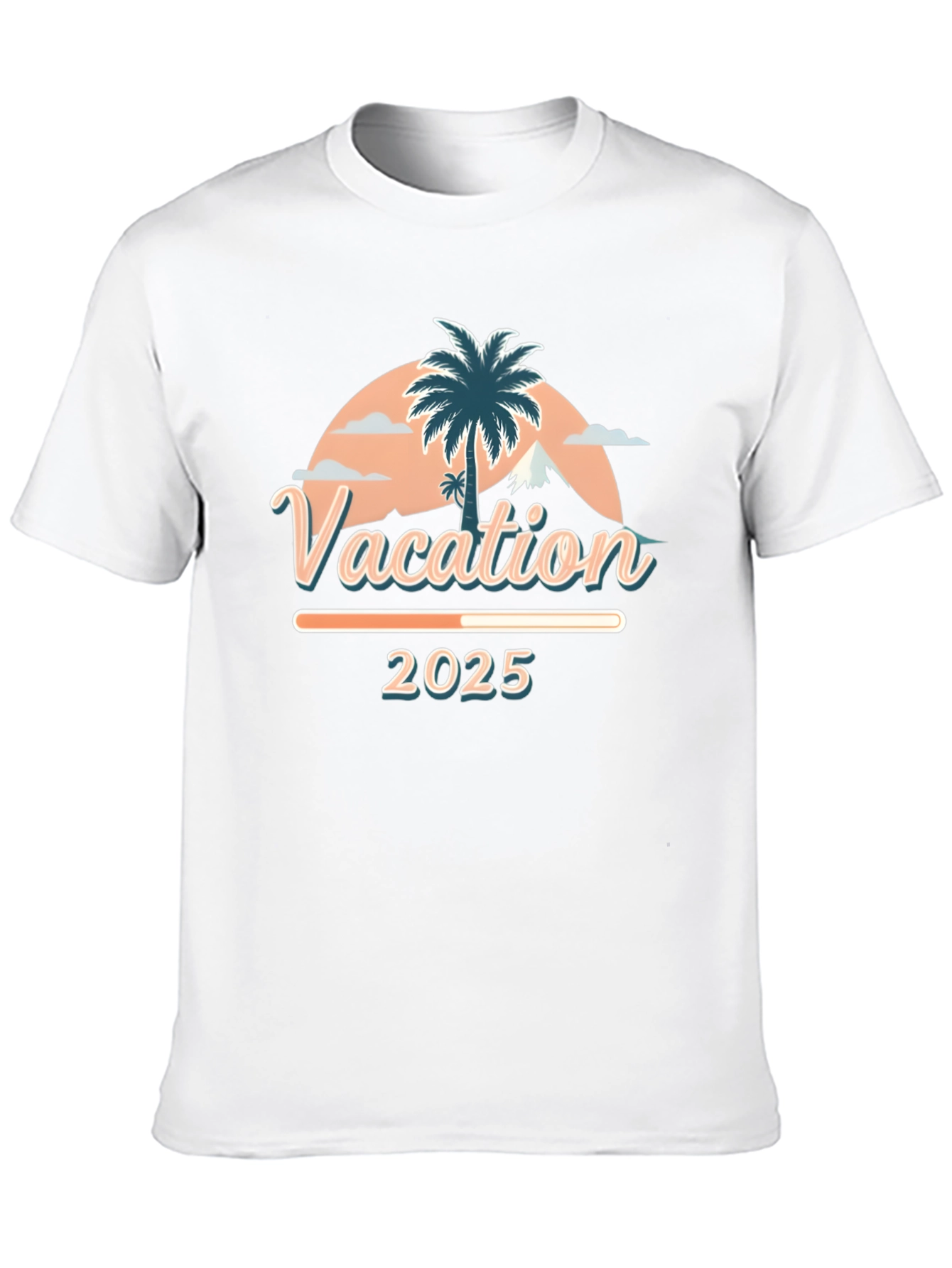 Vacation 2025 Palm Tree Graphic T-Shirt