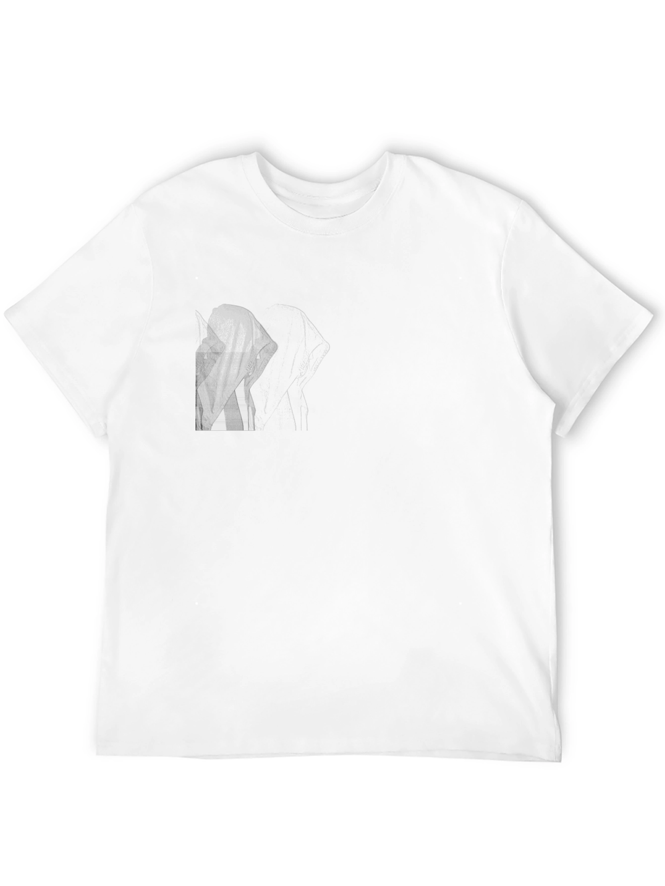 Graphic Tee: Black T-Shirt with Anime Design