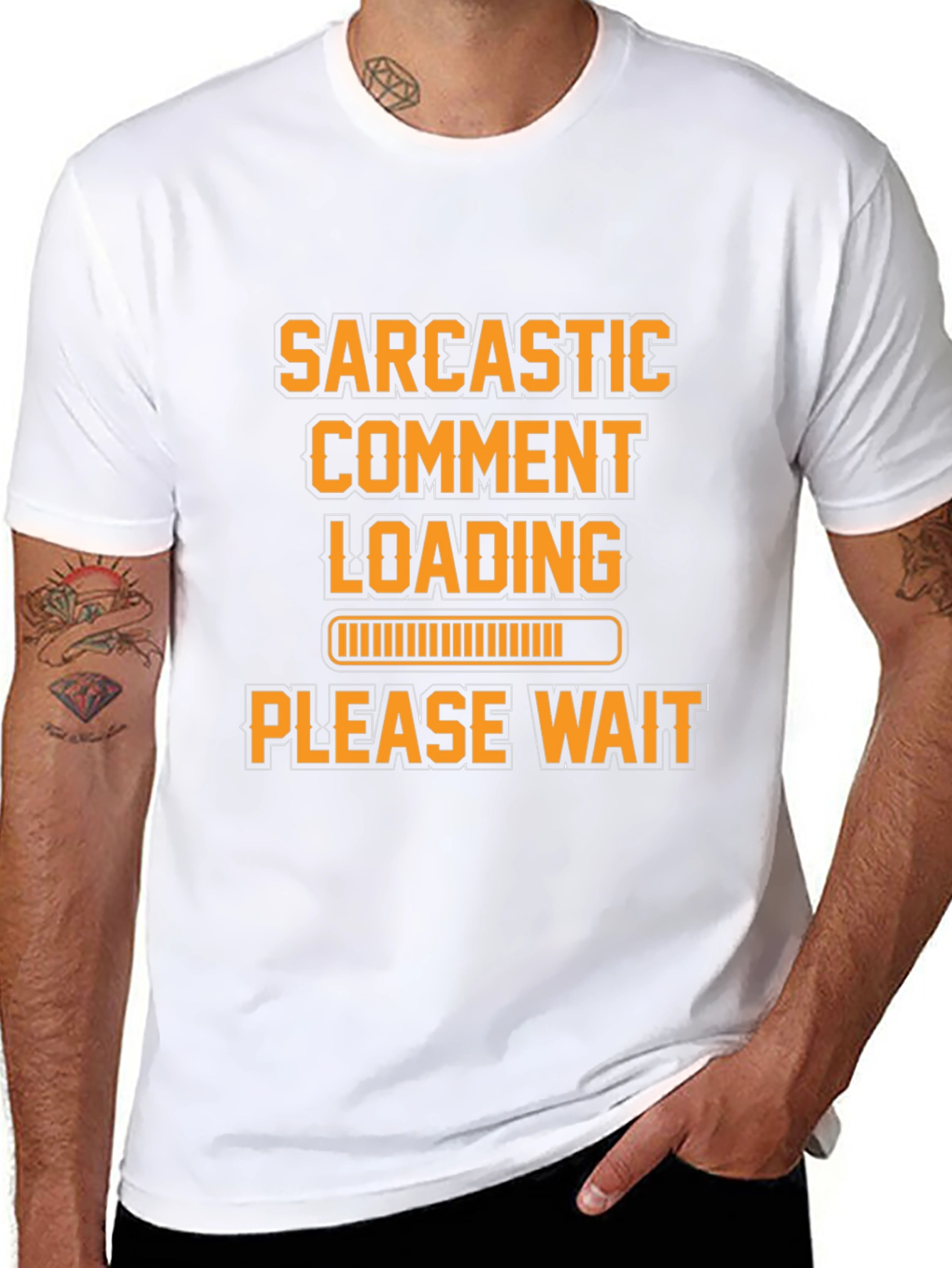 Sarcastic Comment Loading Graphic Tee
