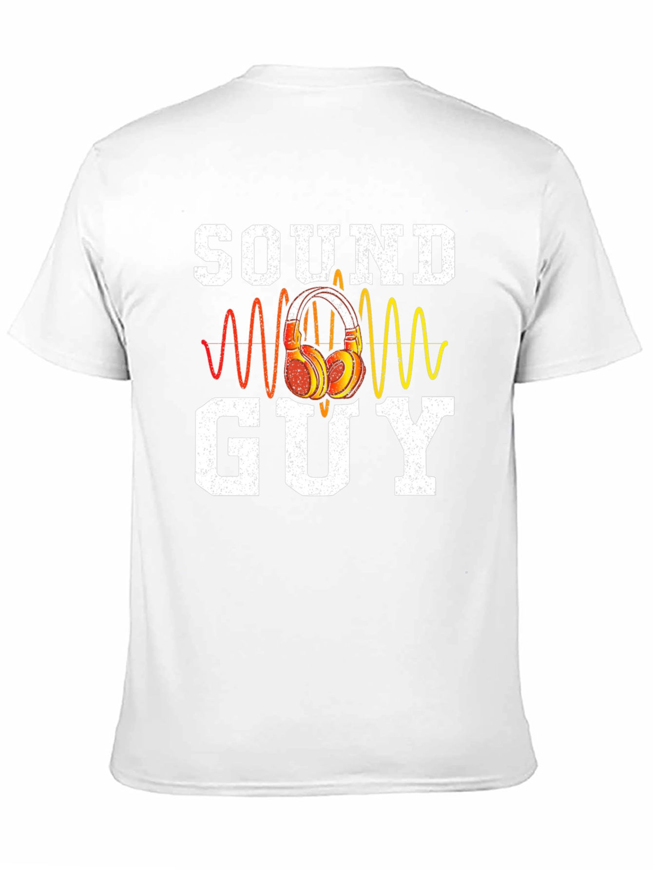 Sound Guy Headphones Graphic Tee - Music Lover T-Shirt