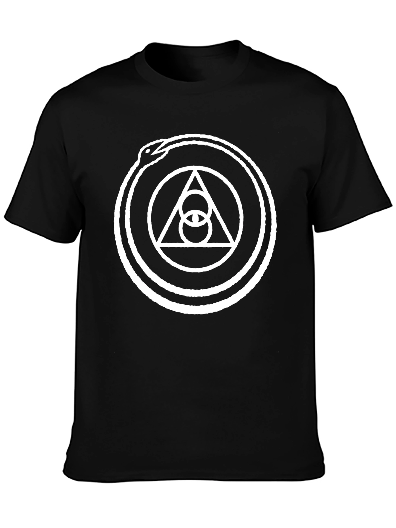 Ouroboros Symbol T-Shirt - Black