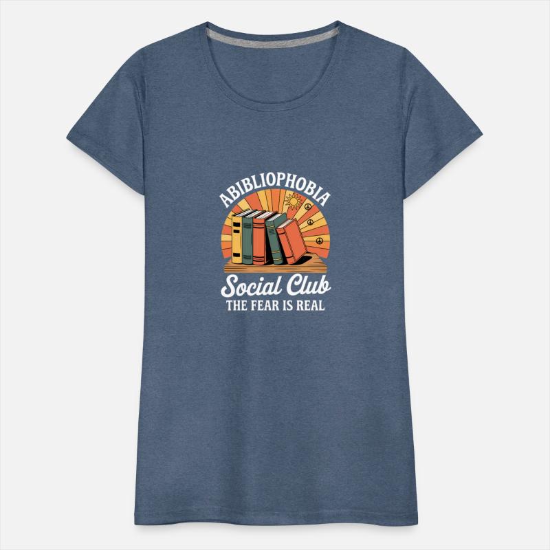 Abibliophobia Funny Bookworm Reading