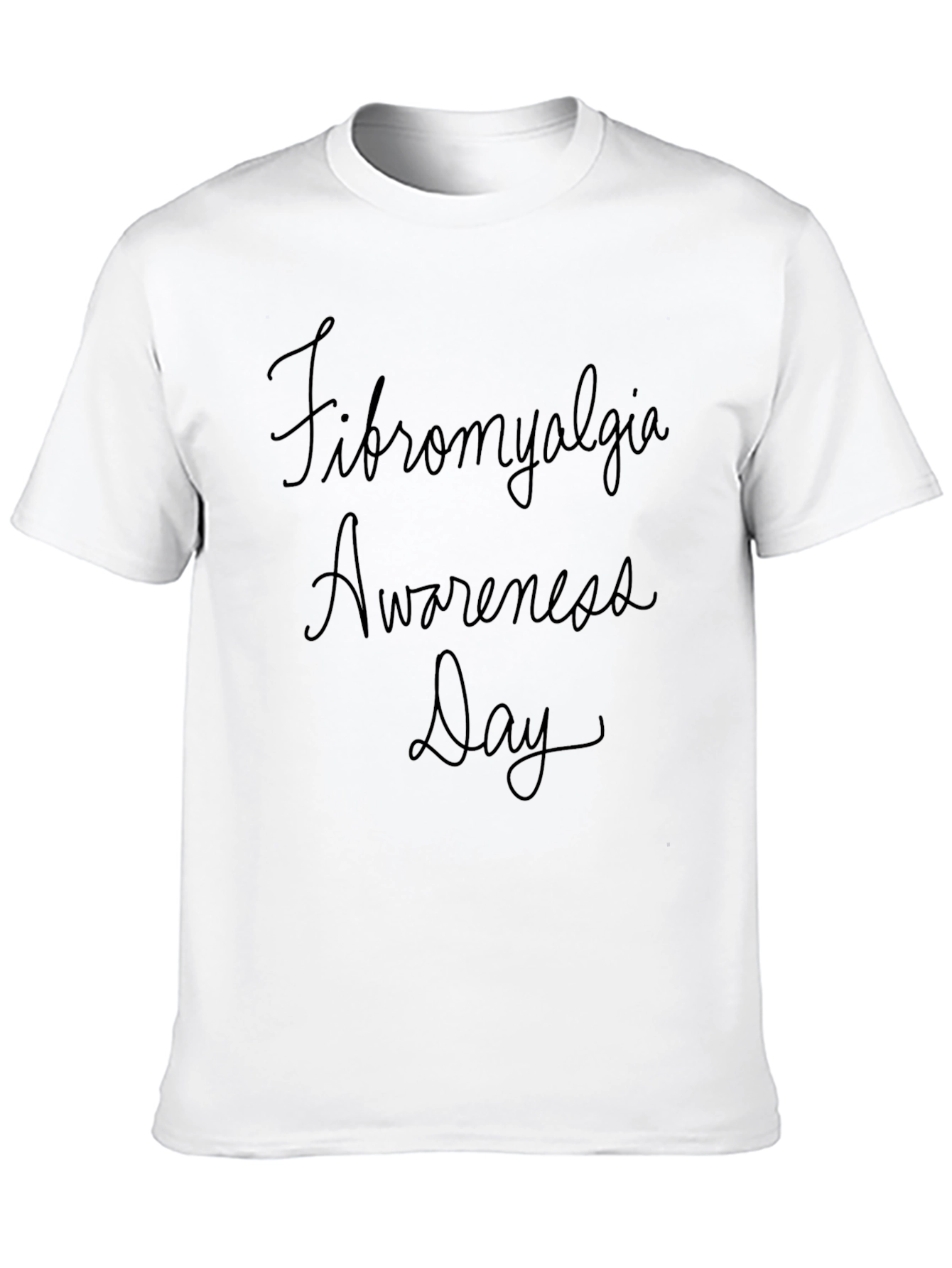 Fibromyalgia Awareness Day Black T-Shirt