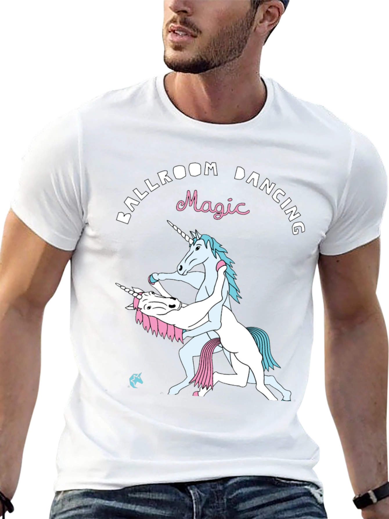Ballroom Dancing Unicorn Graphic T-Shirt