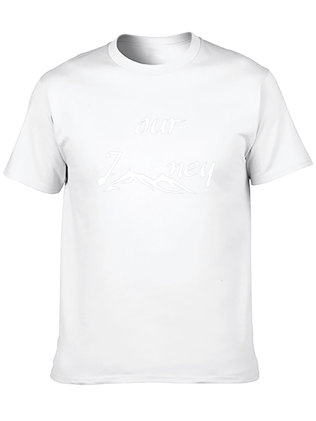 Our Journey Black Graphic T-Shirt