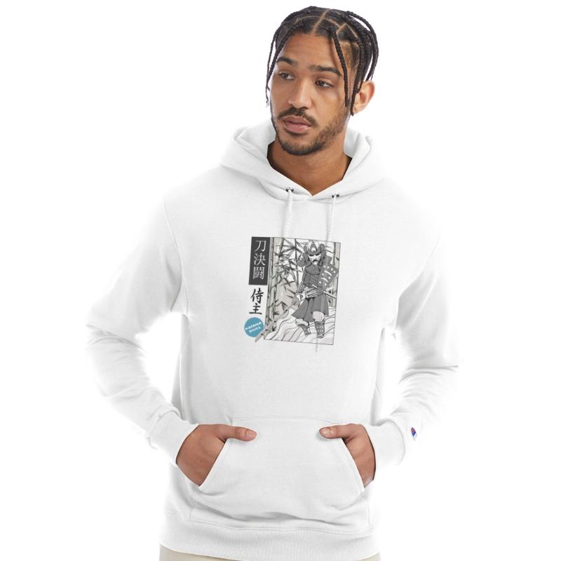 Aesthetic samurais master Comic Strip style