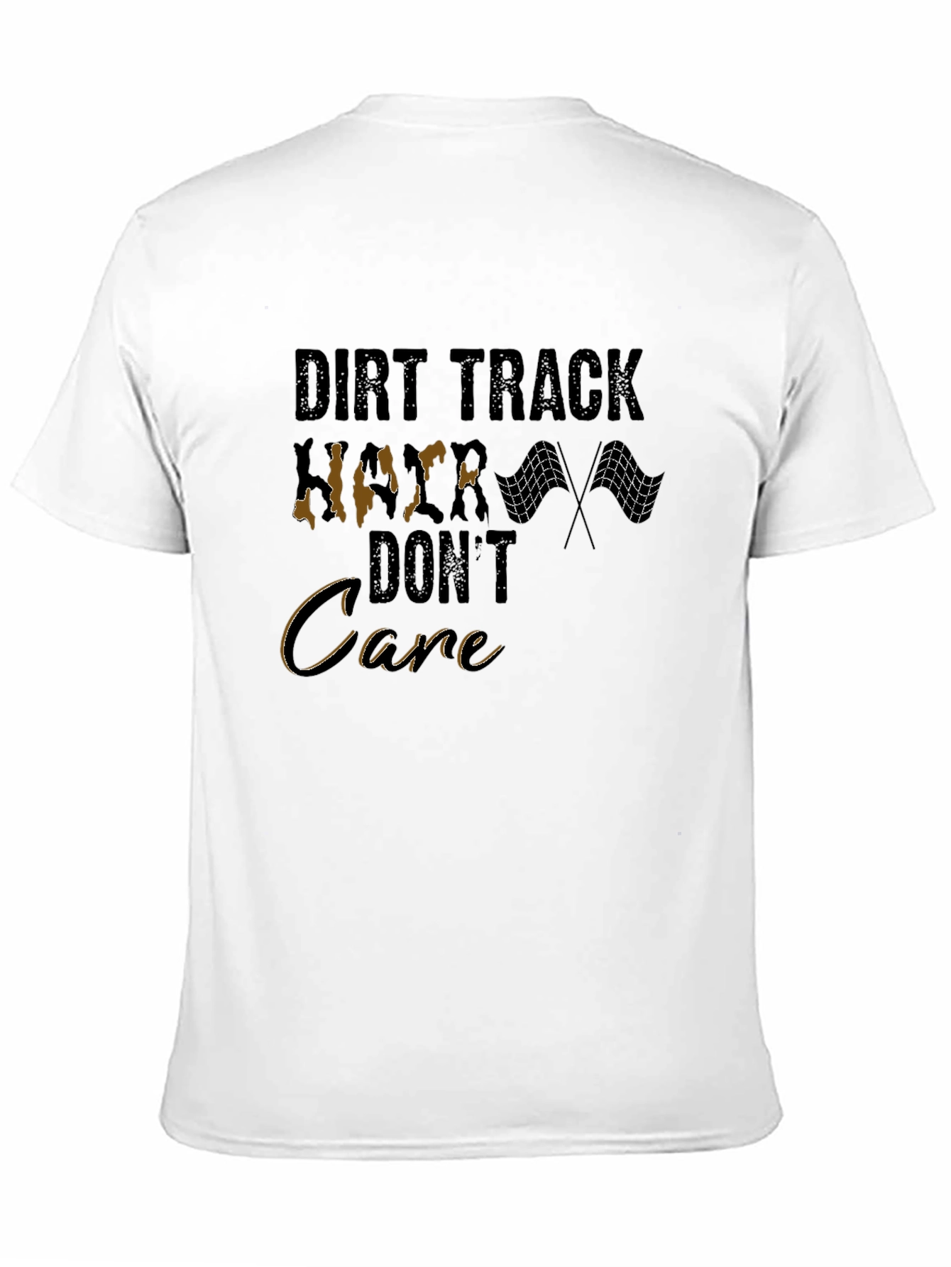 Dirt Track Racer Graphic Tee - Dont Care