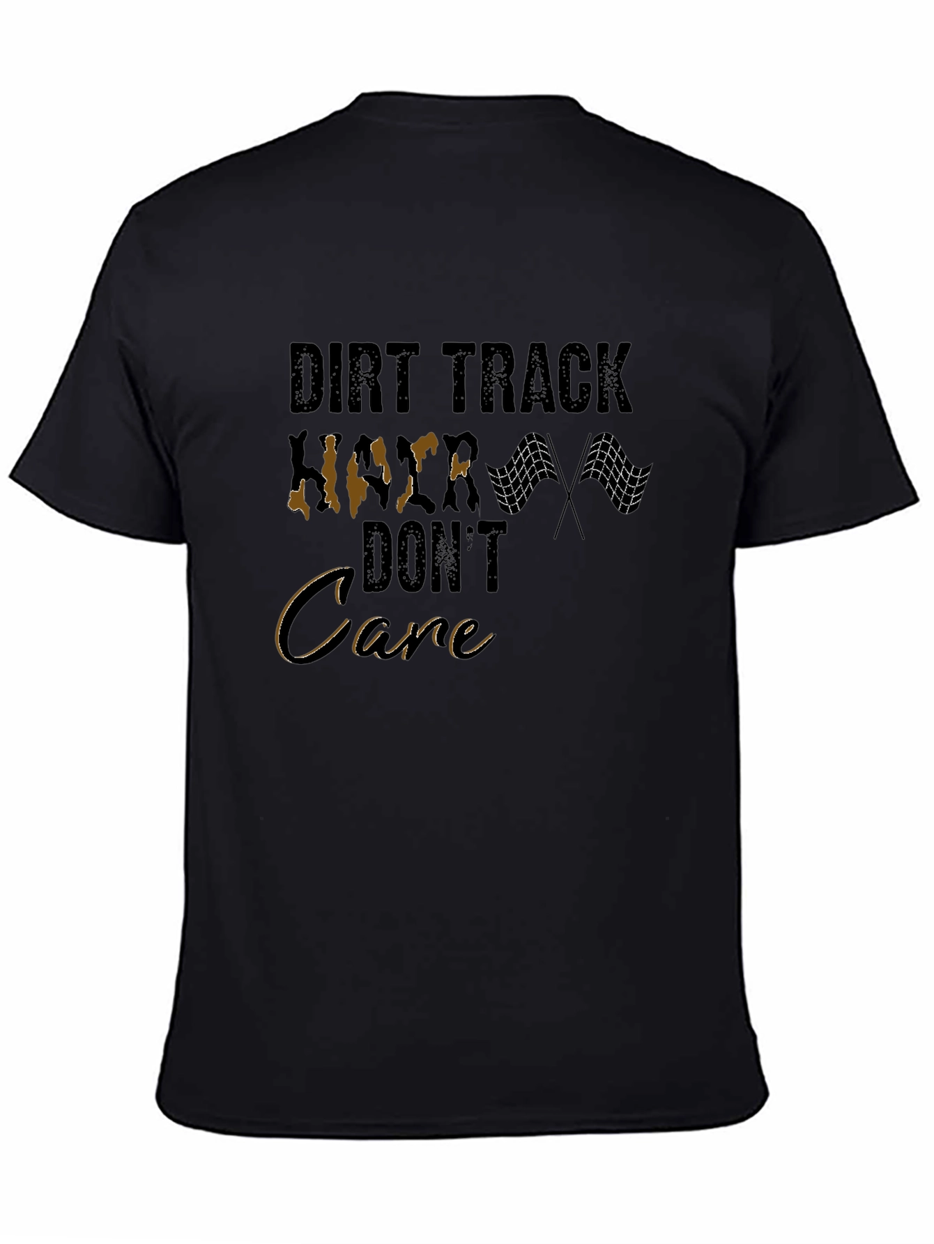 Dirt Track Racer Graphic Tee - Dont Care