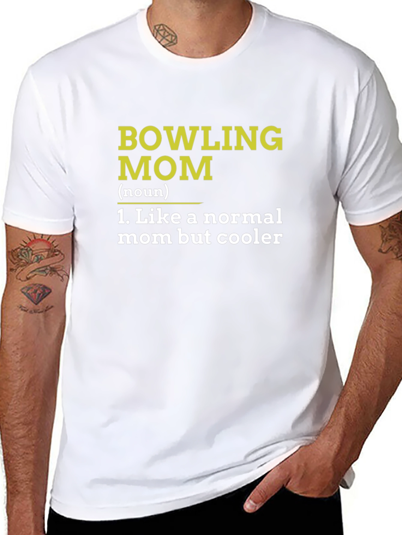 Bowling Mom T-Shirt - Cool Mothers Day Gift