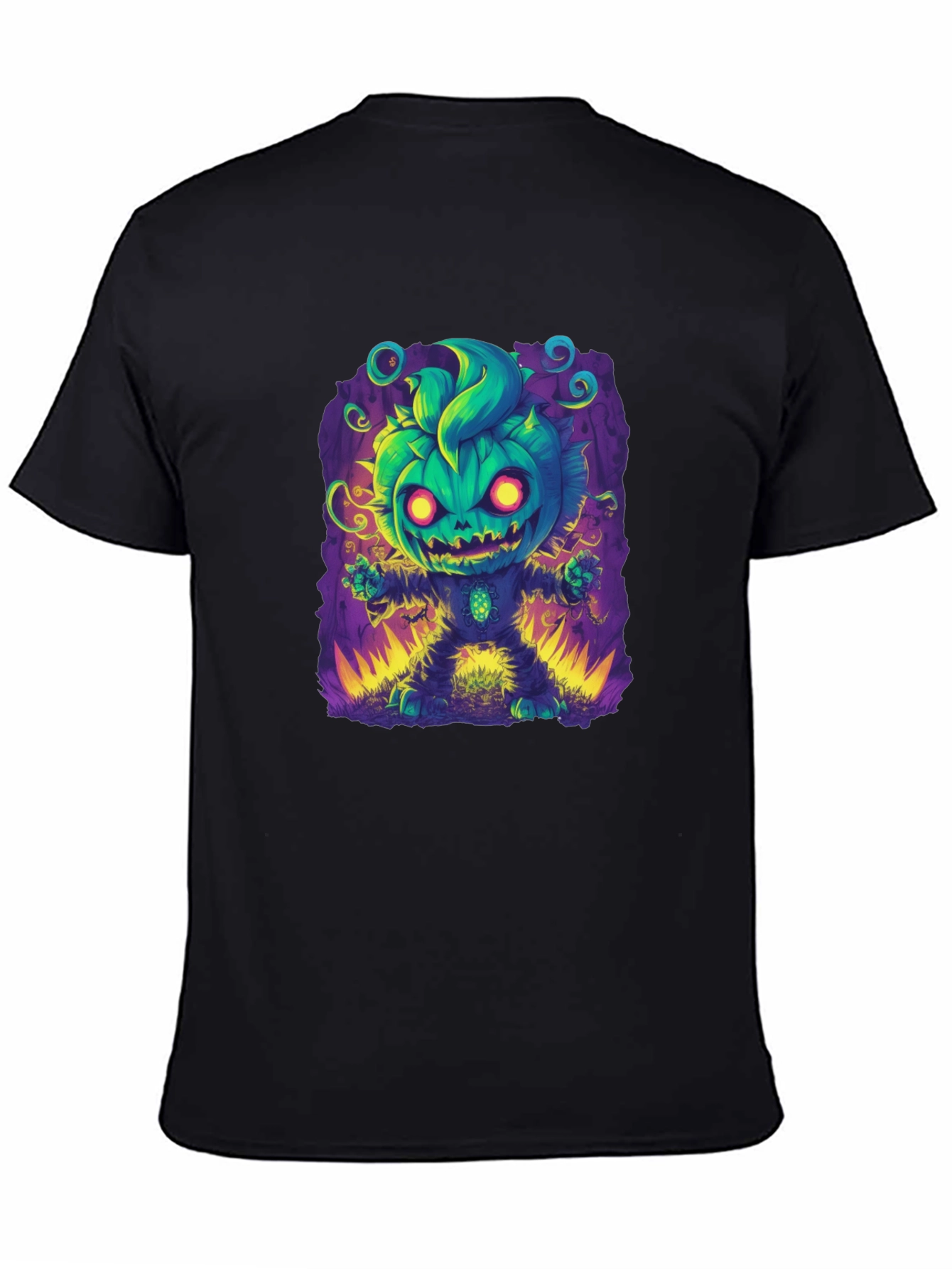 Spooky Pumpkin Character Graphic Tee - Halloween