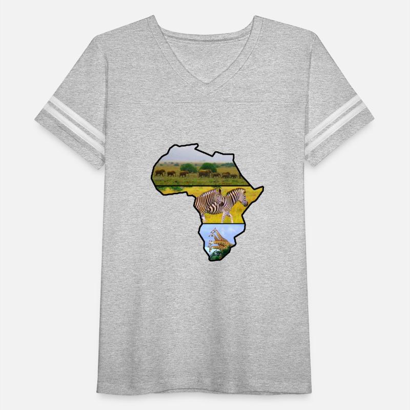 Africa Wildlife Continent Collage