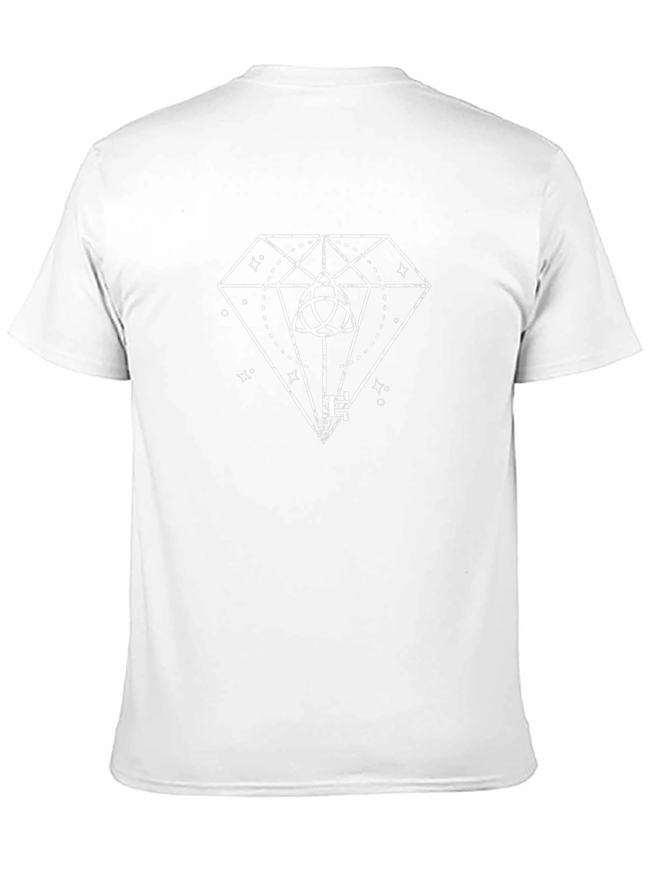 Diamond Key Graphic Tee - Unisex Black T-Shirt