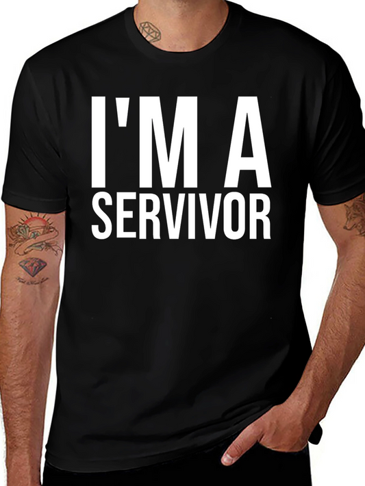 Im A Survivor Graphic Tee - Bold Statement T-Shirt