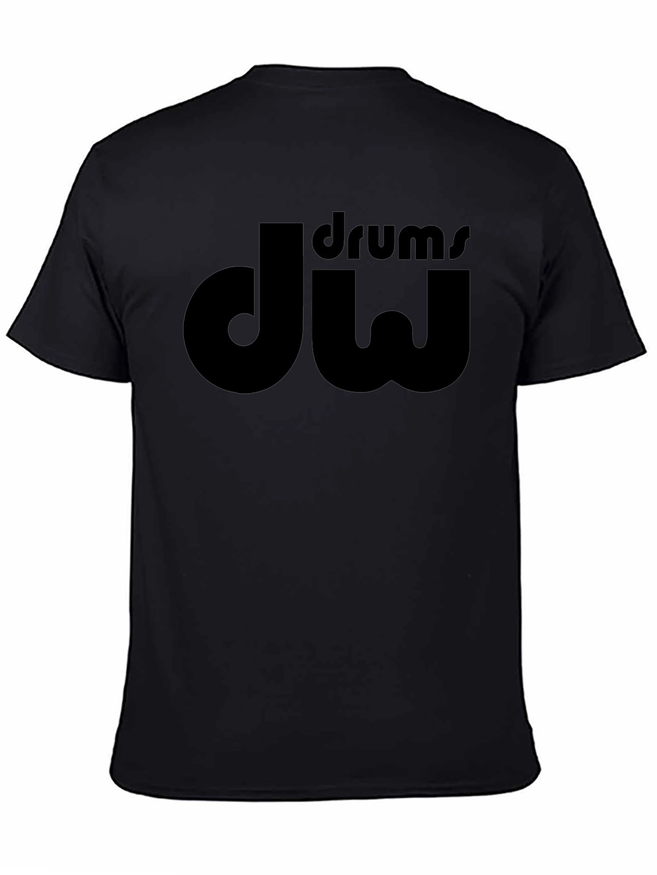 DW Drums Black T-Shirt - Music Apparel
