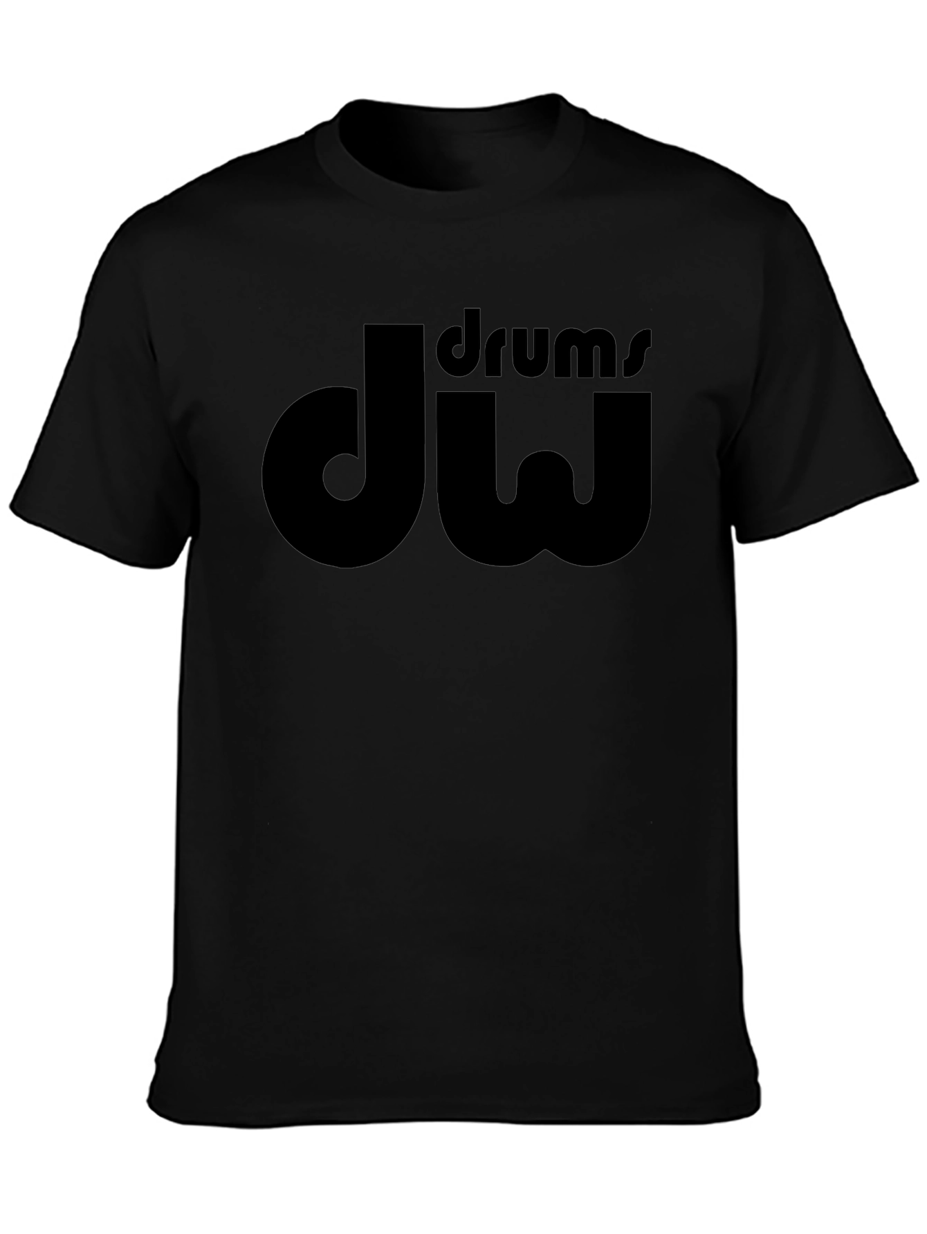 DW Drums Black T-Shirt - Music Apparel