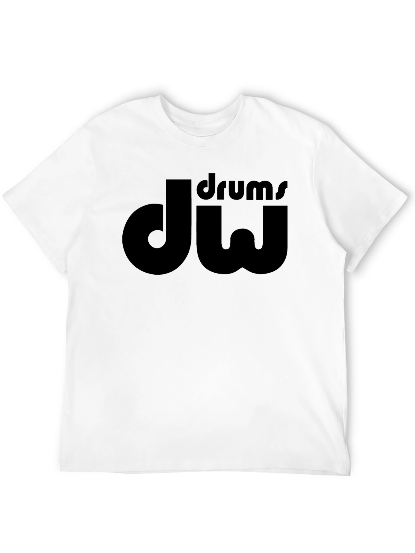 DW Drums Black T-Shirt - Music Apparel