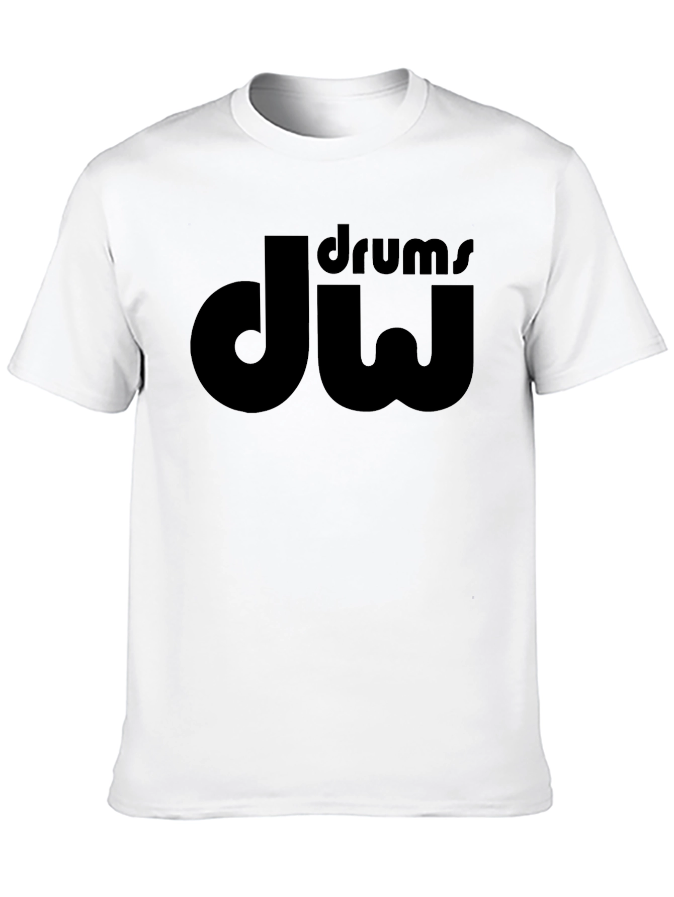 DW Drums Black T-Shirt - Music Apparel