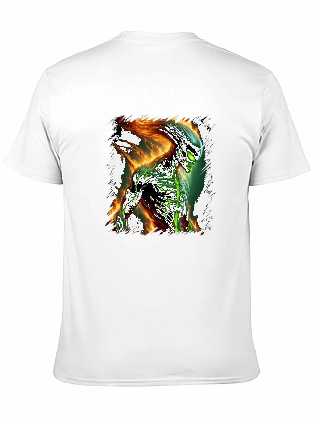 Alien Inferno Graphic T-Shirt - Sci-Fi Tee