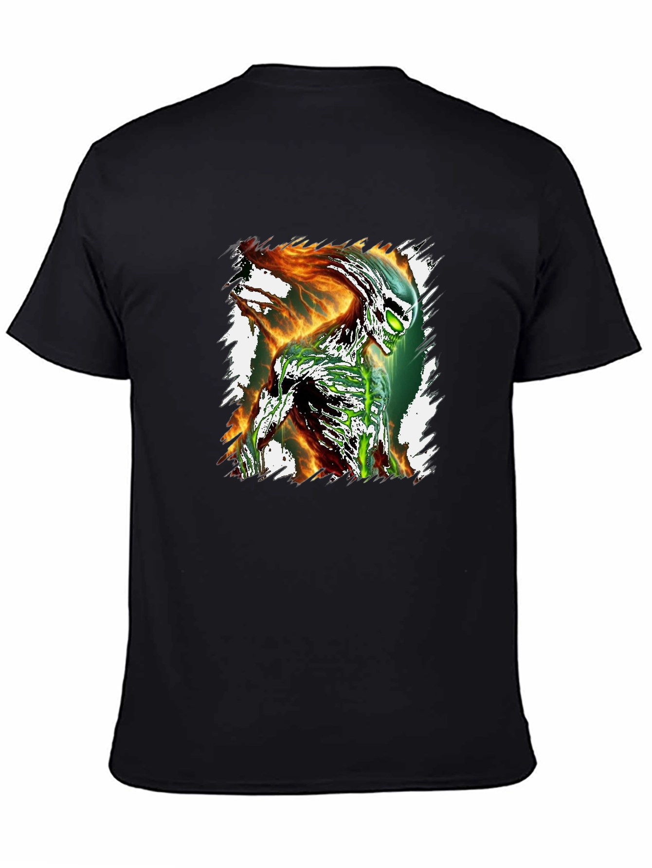 Alien Inferno Graphic T-Shirt - Sci-Fi Tee