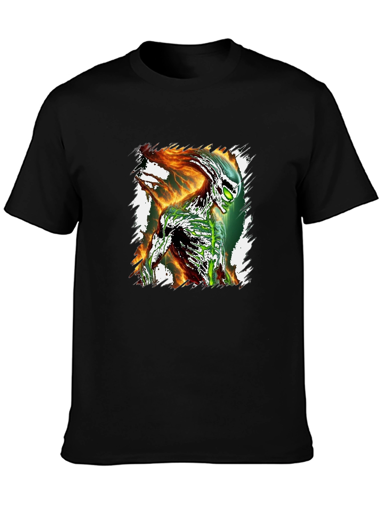 Alien Inferno Graphic T-Shirt - Sci-Fi Tee