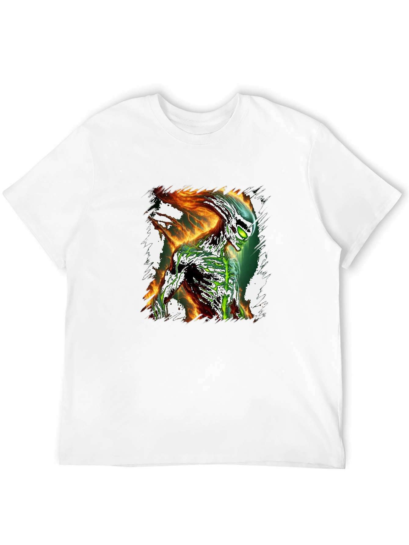 Alien Inferno Graphic T-Shirt - Sci-Fi Tee