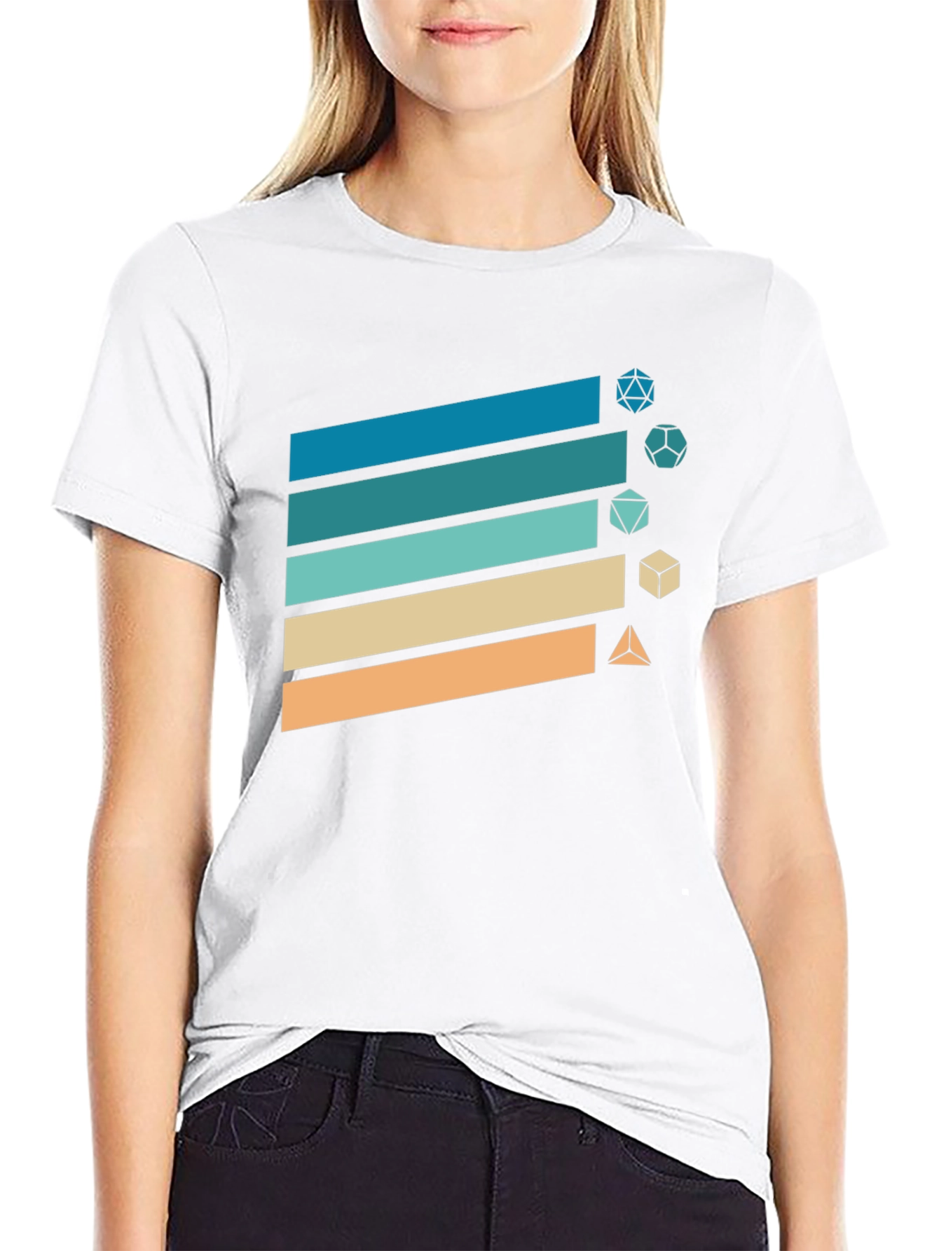 Retro RPG Dice T-Shirt