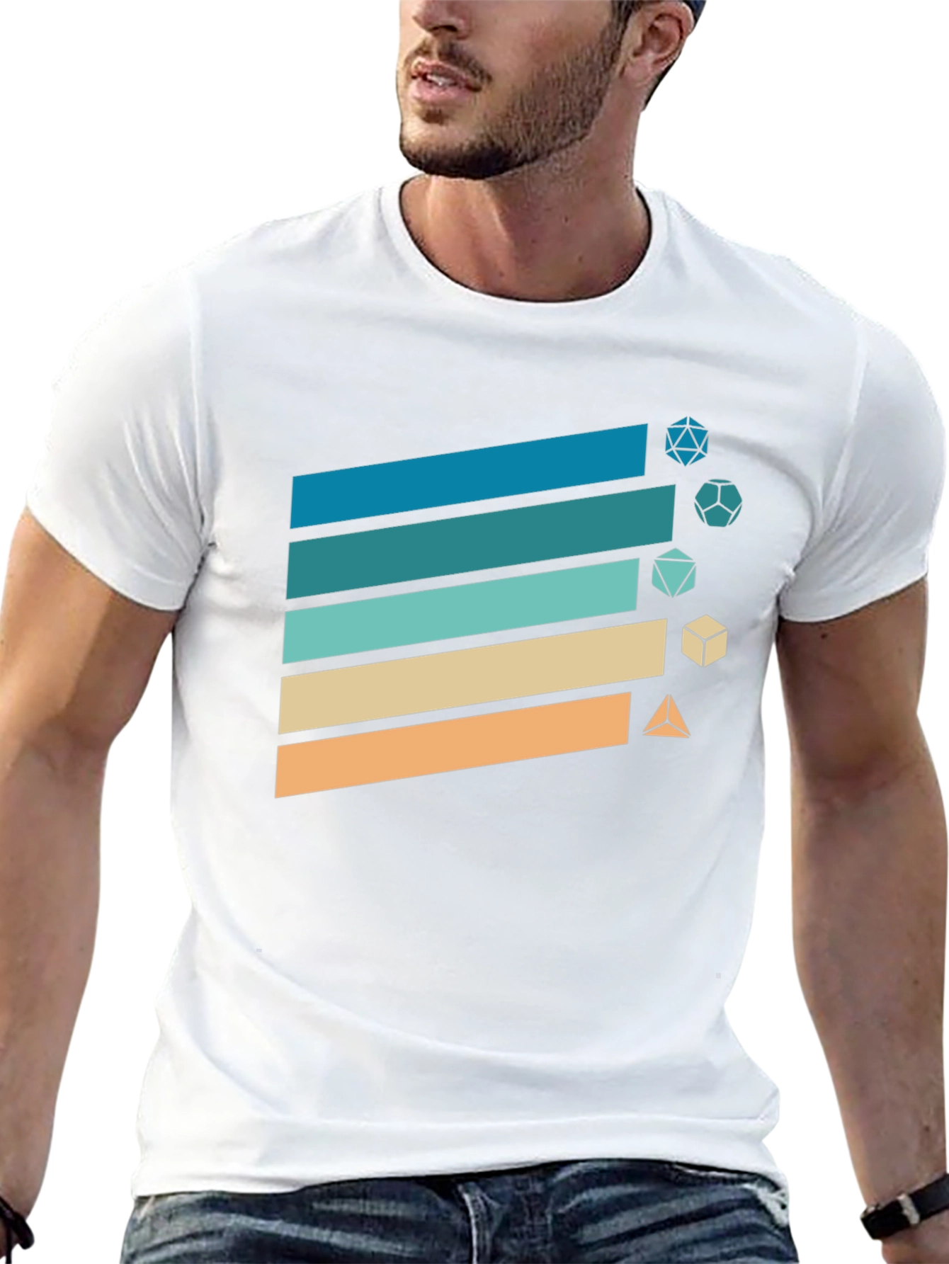 Retro RPG Dice T-Shirt