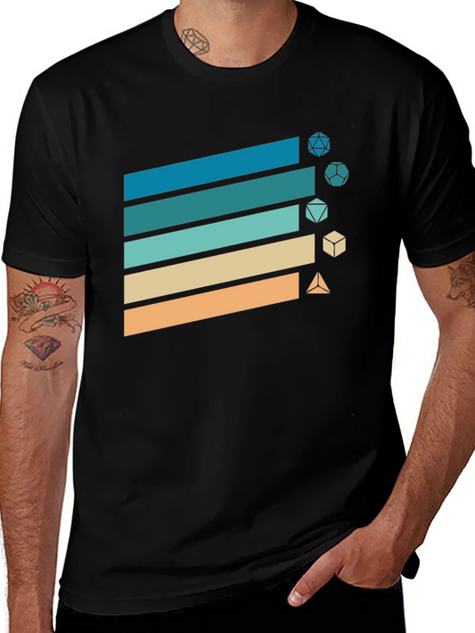 Retro RPG Dice T-Shirt