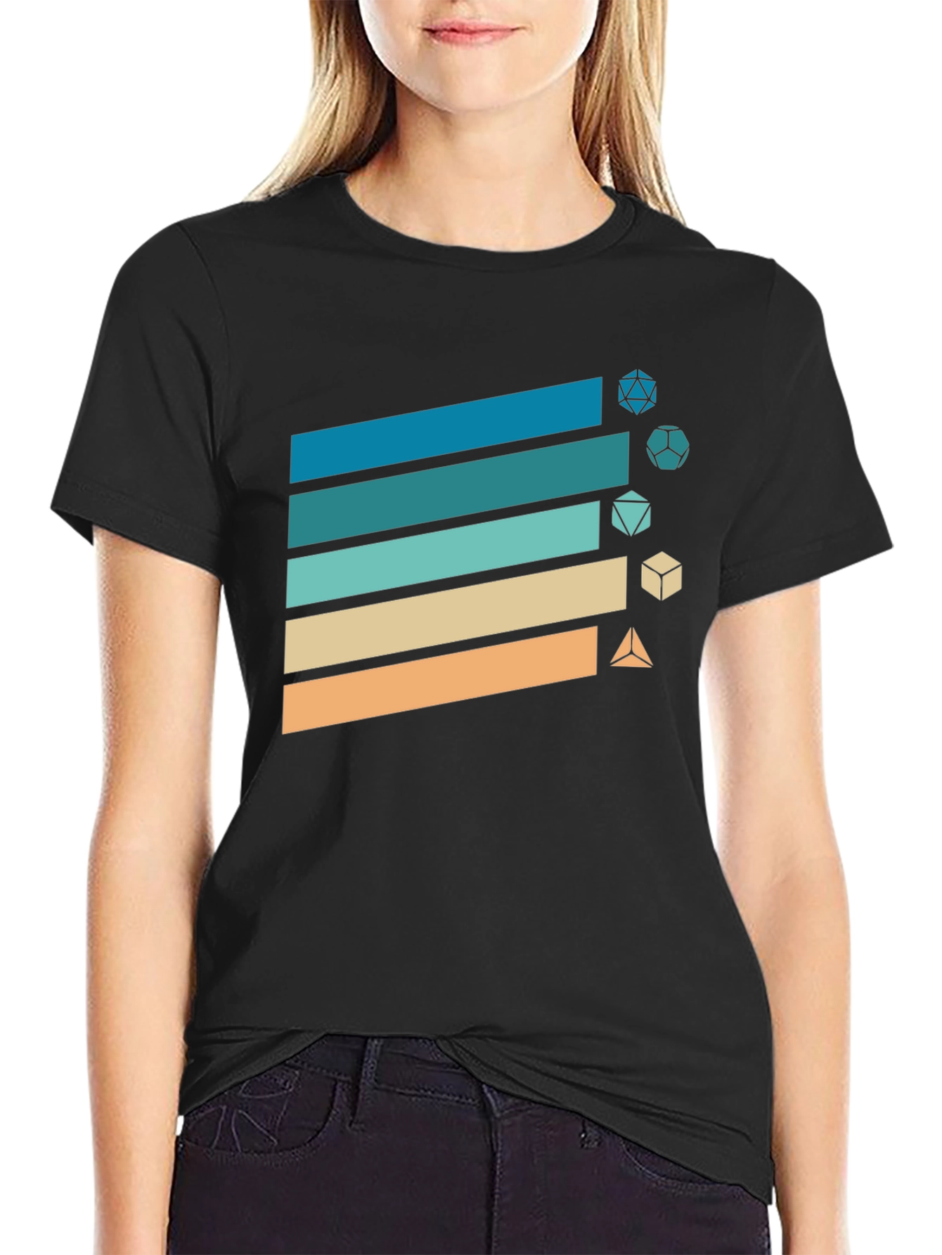 Retro RPG Dice T-Shirt